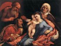 聖母子と聖人 1534年 ルネサンス ロレンツォ・ロット